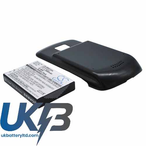 SAMSUNG Droid Charge Extended With Back Cover Compatible Replacement Battery