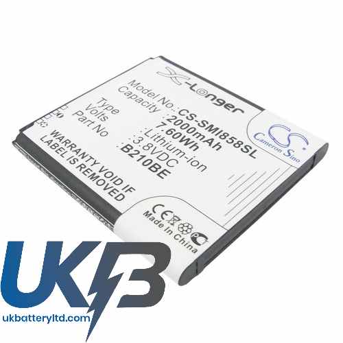 Samsung B210BC B210BE B210BU Galaxy Core Advance GT-i8580 SHW-M570 Compatible Replacement Battery