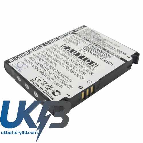 Samsung AB653850EB AB653850EZ AB653850EZBSTD GT-I7500 GT-I7500H GT-I8000 Compatible Replacement Battery