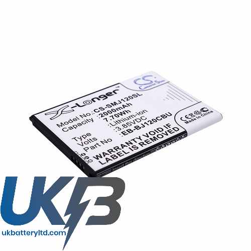 SAMSUNG SM J120A Compatible Replacement Battery