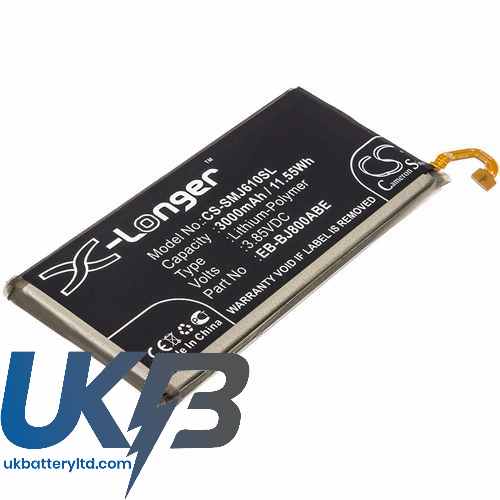 Samsung Galaxy J6 2018 Compatible Replacement Battery