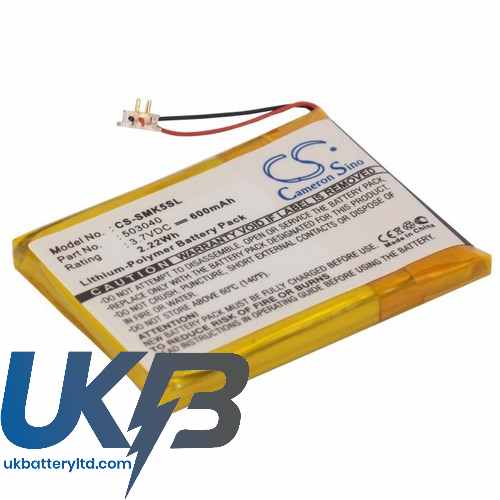 SAMSUNG 503040 Compatible Replacement Battery