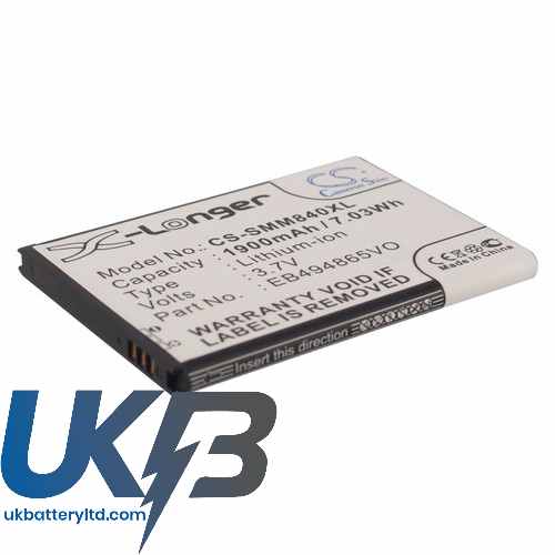 SAMSUNG EB494865VO Compatible Replacement Battery