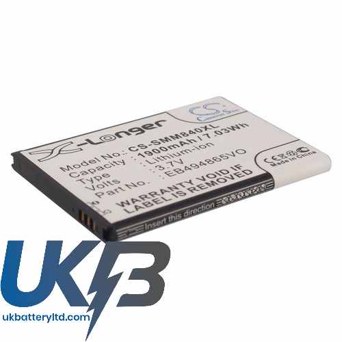 SAMSUNG SPH M840 Compatible Replacement Battery