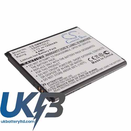 Virgin Mobile Galaxy Reverb SPH-M950 SPH-M950DAAVMU Compatible Replacement Battery