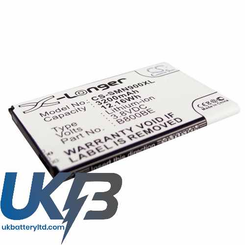 Samsung B800BE B800BK B800BU Galaxy Note 3 LTE III Compatible Replacement Battery