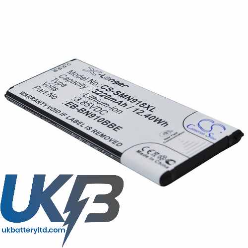 Samsung EB-BN910BBE Galaxy Note 4 SM-N910A SM-N910C Compatible Replacement Battery