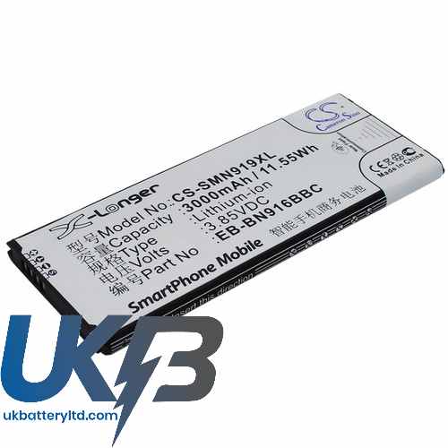 SAMSUNG EB BN916BBC Compatible Replacement Battery