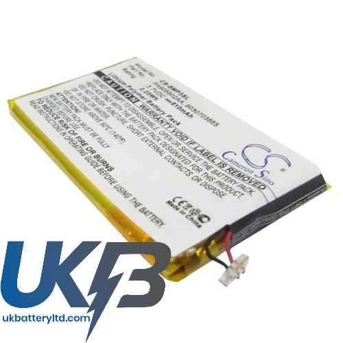 SAMSUNG YP P3JCS-XAA Compatible Replacement Battery