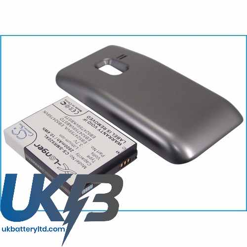 SAMSUNG SCH R920 Extended With Black Back Cover Compatible Replacement Battery