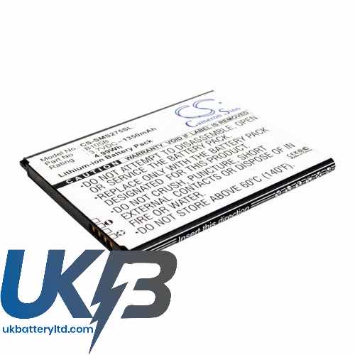 SAMSUNG B105BE Compatible Replacement Battery