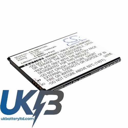 SAMSUNG B105BU Compatible Replacement Battery