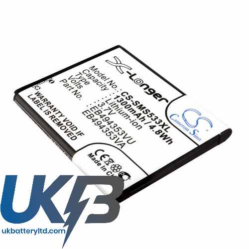 SAMSUNG Double Time Habrok Compatible Replacement Battery