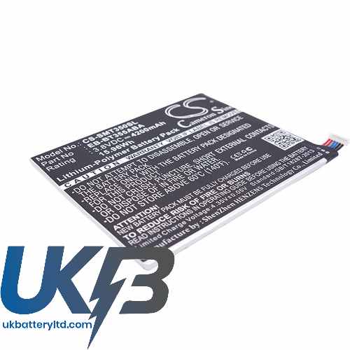 SAMSUNG SM T350 Compatible Replacement Battery