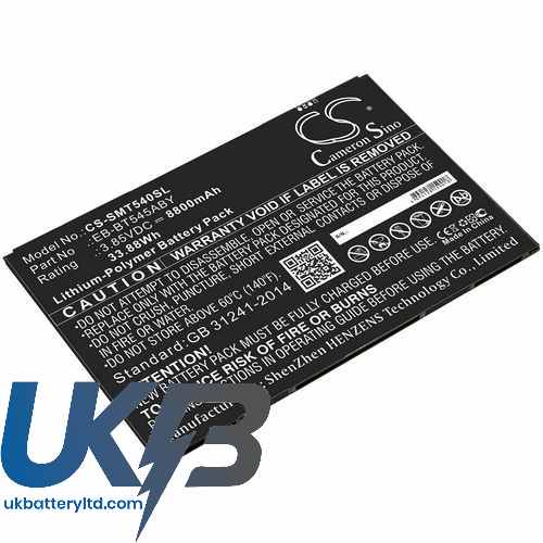 Samsung SM-T540 Compatible Replacement Battery