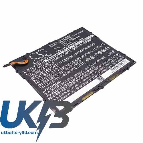 SAMSUNG Galaxy Tab A10.12016 Wifi Compatible Replacement Battery