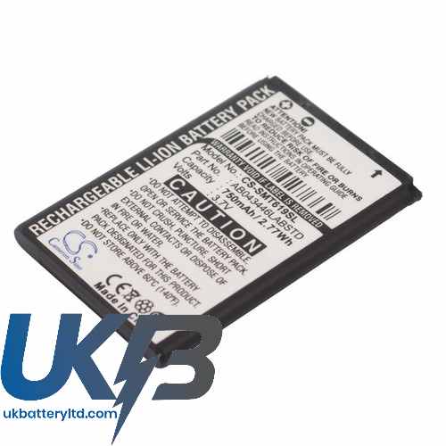 SAMSUNG AB043446LABSTD Compatible Replacement Battery