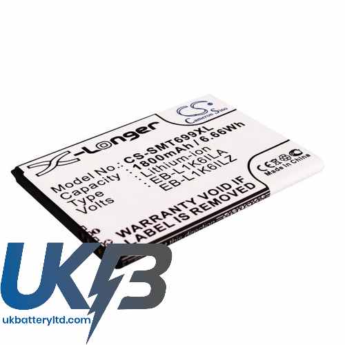 Samsung Eb-L1K6Ila Eb-L1K6Ilabxar Eb-L1K6Ilz Galaxy S Blaze Q Relay 4G Compatible Replacement Battery