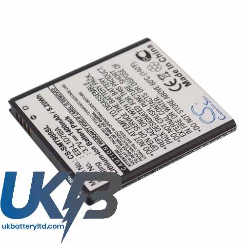 T MOBILE SGH T989 Compatible Replacement Battery