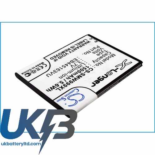 SAMSUNG SCH W999 Compatible Replacement Battery