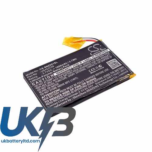 SONY WalkmanNWZ ZX1 Compatible Replacement Battery