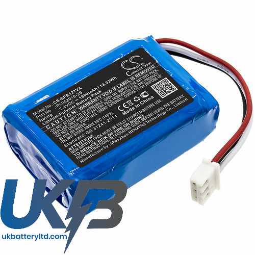 Sichler PR-127 Compatible Replacement Battery