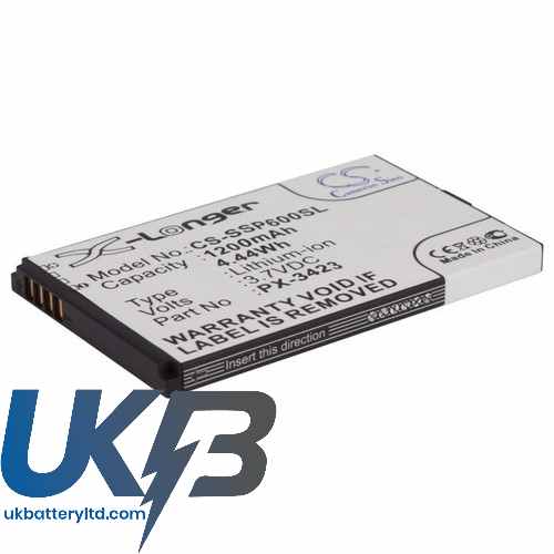 SIMVALLEY PX 3423 675 Compatible Replacement Battery