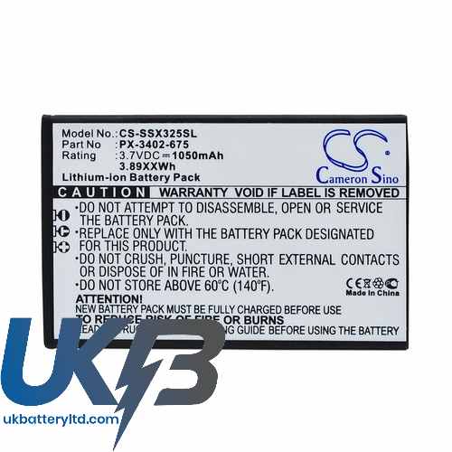 SIMVALLEY SX 325 Compatible Replacement Battery