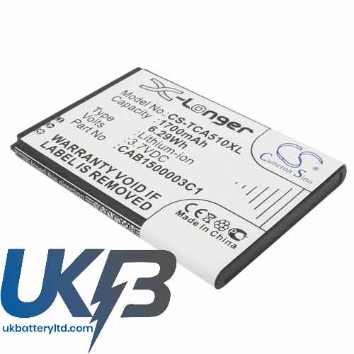 TCL A510 Compatible Replacement Battery