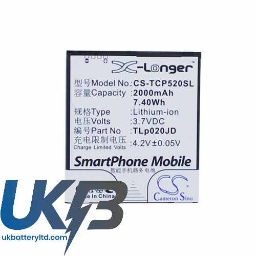 TCL P5181 Compatible Replacement Battery