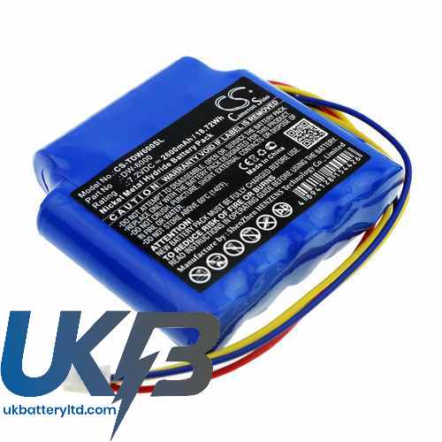 Tosight DWK-6000 Compatible Replacement Battery