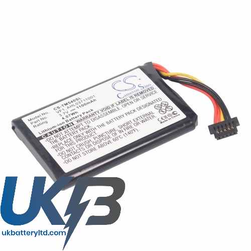 TOMTOM AHL03711001 Compatible Replacement Battery