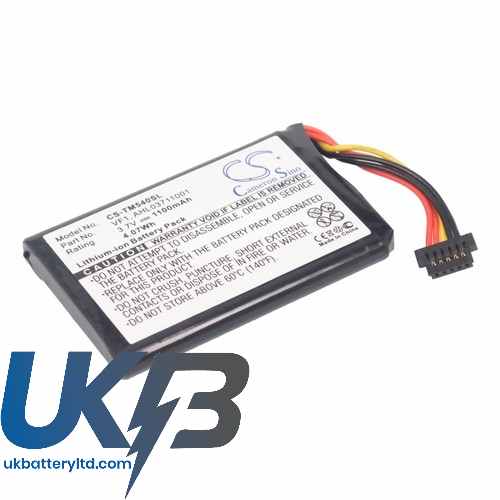 TomTom AHL03711001 VF1 4CF5.002.00 Go 540 Live Compatible Replacement Battery