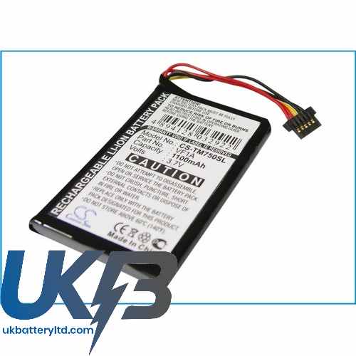 TomTom AHL03711012 HM9440232488 VF1A 4CP0.002.06 Go 740 Live 740TM Compatible Replacement Battery