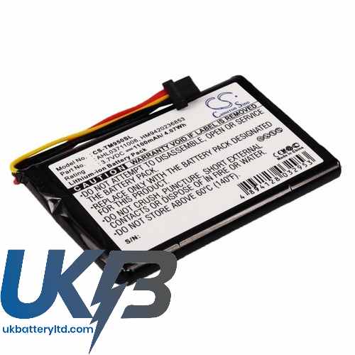 TomTom AHL03711008 HM9420236853 4CP9.002.00 8CP9.011.10 Go 950 Compatible Replacement Battery