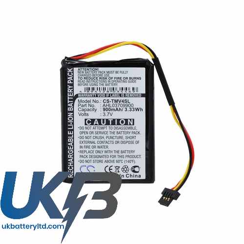 TOMTOM 4EE0.001.22 Compatible Replacement Battery