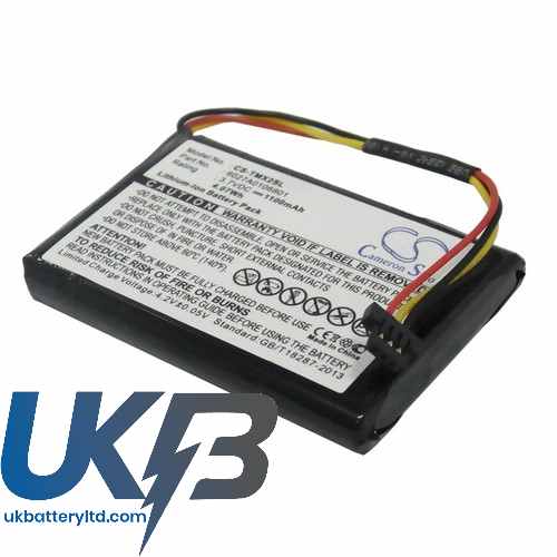 TOMTOM XLLive4EM0.001.02 Compatible Replacement Battery