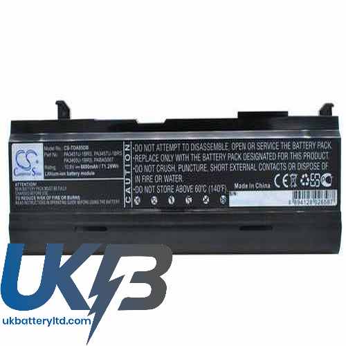 Toshiba PA3451U-1BRS Compatible Replacement Battery