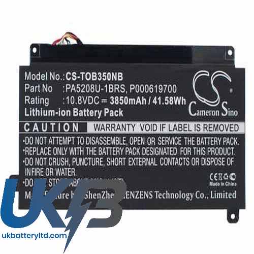 Toshiba ChromeBook CB35-B3340 Compatible Replacement Battery