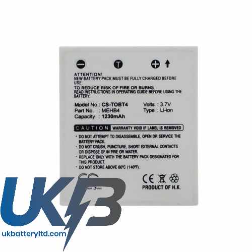 Toshiba MEHBT4 gigashot V10 Compatible Replacement Battery