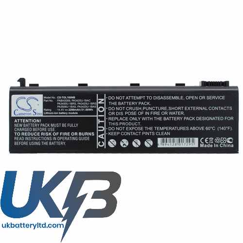 TOSHIBA Satellite L10 224 Compatible Replacement Battery