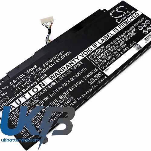 TOSHIBA P000602680 Compatible Replacement Battery