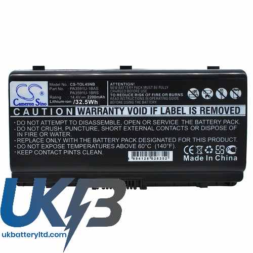 TOSHIBA Satellite L40 12Y Compatible Replacement Battery