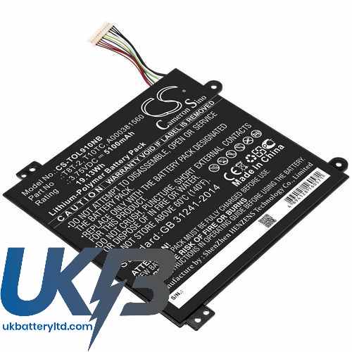 Toshiba A000381560 Compatible Replacement Battery