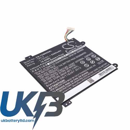 TOSHIBA T8T 2 Compatible Replacement Battery