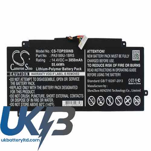 Toshiba Satellite P55W Compatible Replacement Battery