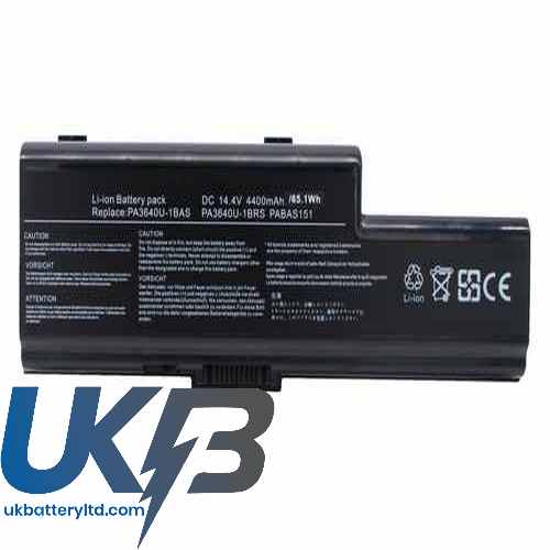 Toshiba PABAS121 Compatible Replacement Battery