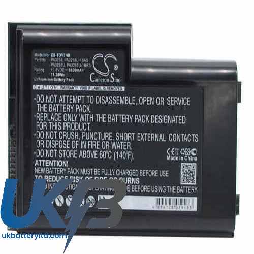 Toshiba PA3259U-1BAS Compatible Replacement Battery