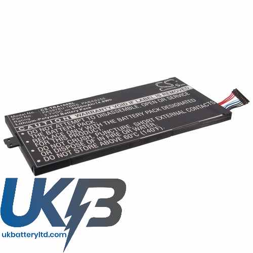 Toshiba PA3978U-1BRS PABAS255 Regza AT1S0 Thrive 7 Compatible Replacement Battery