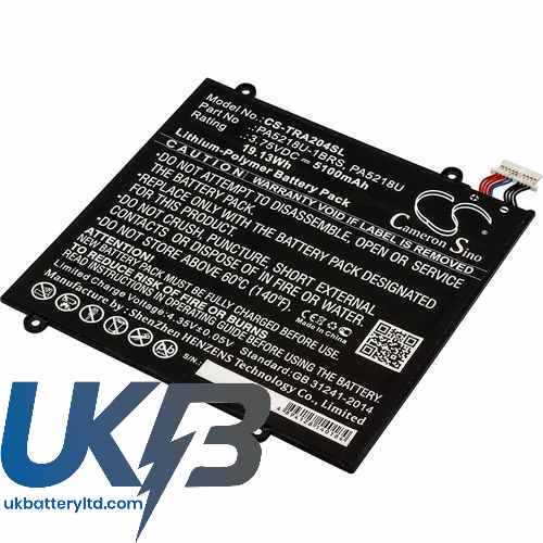 Toshiba Excite A204 Compatible Replacement Battery